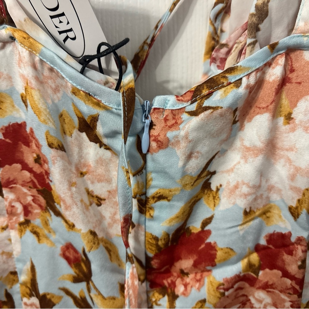 Cider Floral Mini Dress - Multicolor - Picture 4 of 7